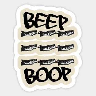 Beep Boop Sticker